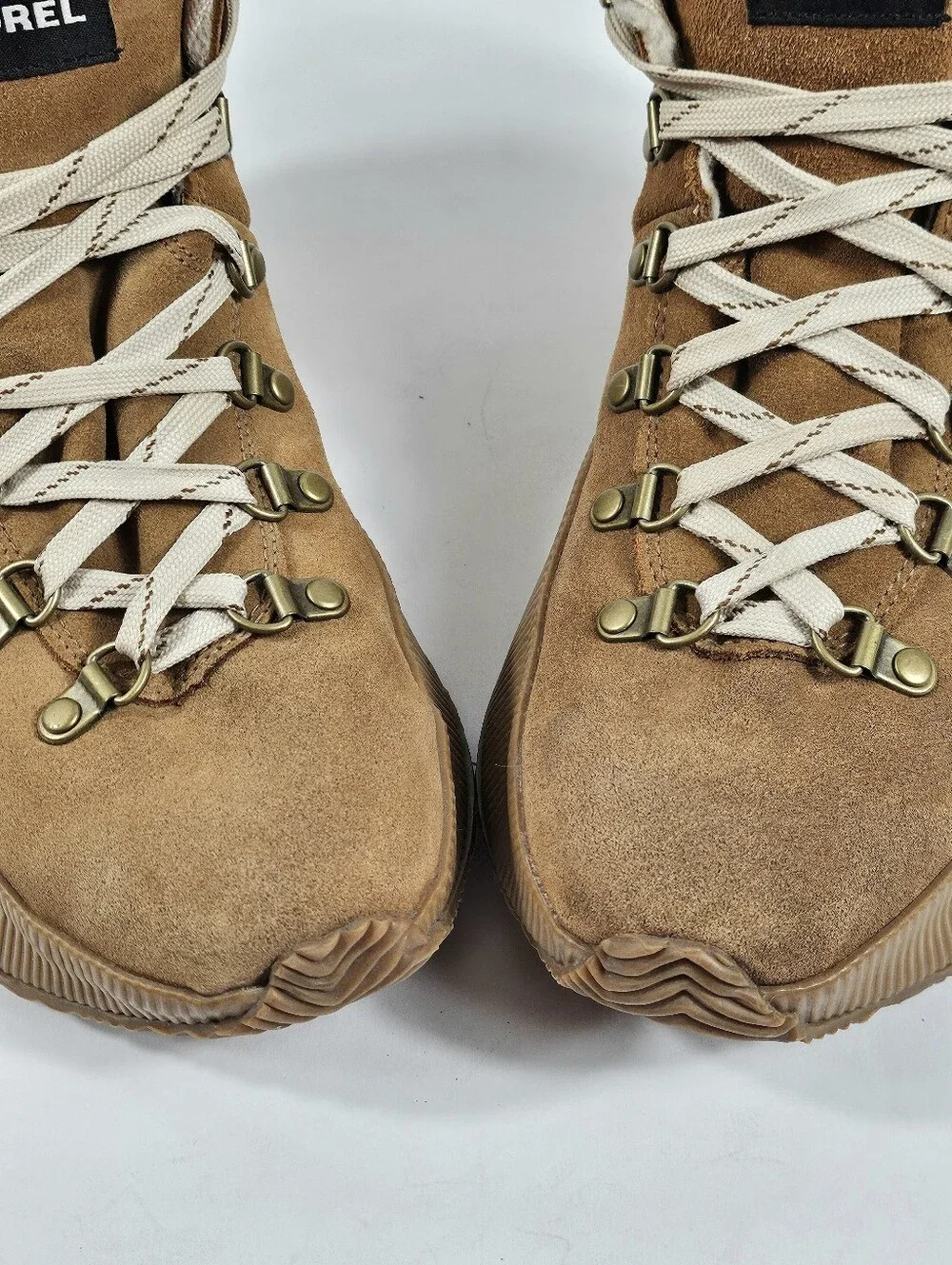 Sorel Out N' About III Conquest Waterproof Suede Faux Fur Lace Up Winter Boot